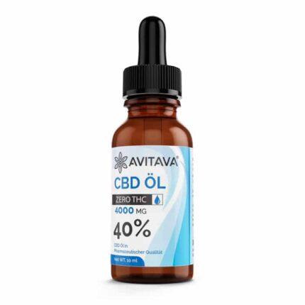 ZERO 40% CBD Öl THC-freies hochaktives CBD Öl 10 ml