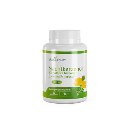 VitaSanum® - Nachtkerzenöl (Oenothera biennis) (Evening Primrose) 1700 MG 60 Softgelkapseln