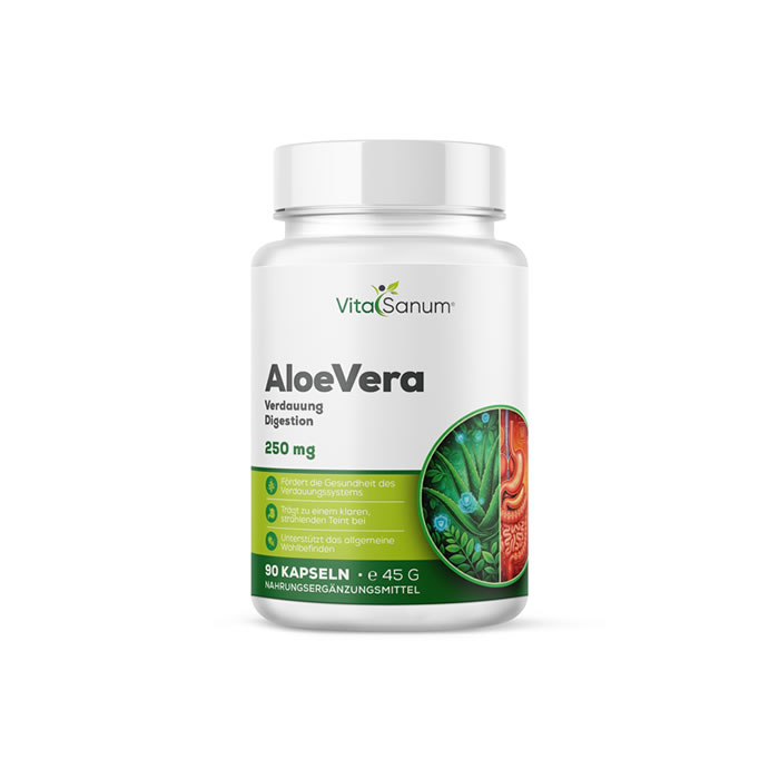 VitaSanum® – Aloe Vera Extrakt 1000 mg – 90 Kapseln VitaSanum® – Aloe Vera Extrakt 1000 mg – 90 Kapseln