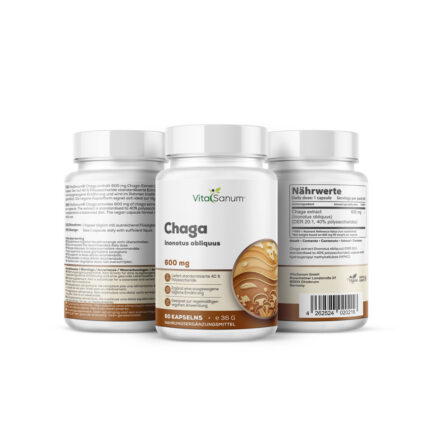 VitaSanum® - Chaga (Inonotus obliquus) 600 mg 60 Kapseln