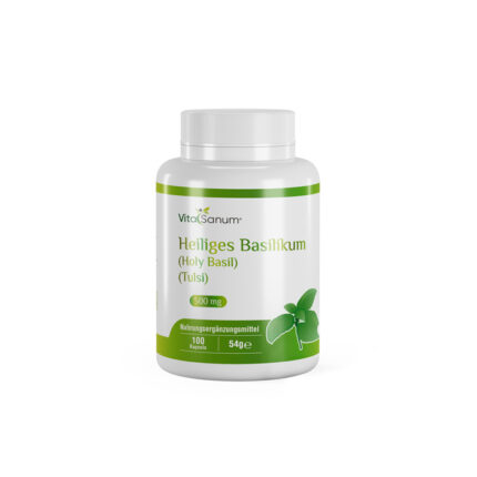 VitaSanum®- Heiliges Basilikum (Holy Basil) (Tulsi) 500 mg 100 Kapseln