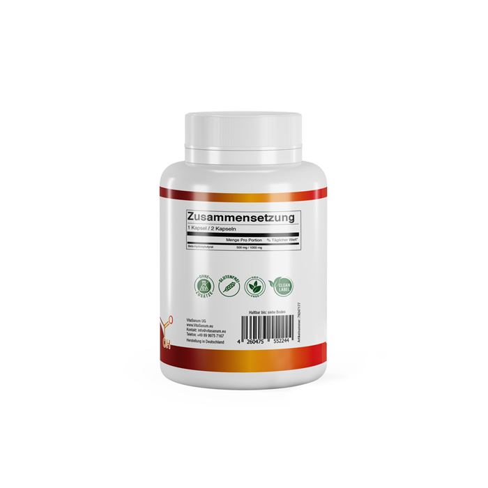 VitaSanum®- BHB (Beta-Hydroxybutyrat) 1000 mg 100 Kapseln VitaSanum®- BHB (Beta-Hydroxybutyrat) 1000 mg 100 Kapseln