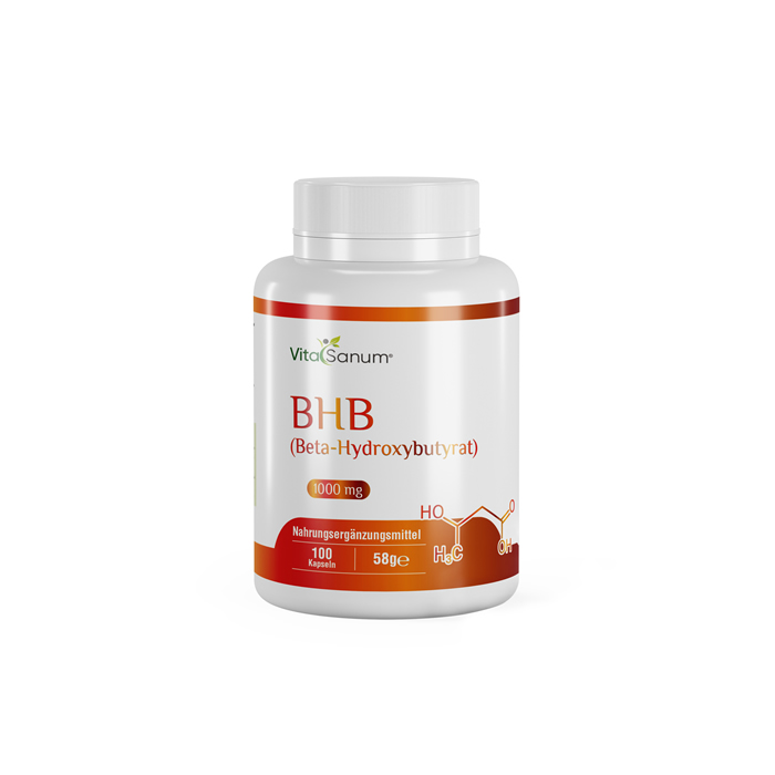 VitaSanum®- BHB (Beta-Hydroxybutyrat) 1000 mg 100 Kapseln VitaSanum®- BHB (Beta-Hydroxybutyrat) 1000 mg 100 Kapseln