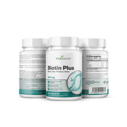 VitaSanum®- Biotin Plus + Zink + Folsäure + Selen 100 Tabletten