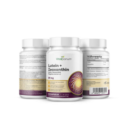 VitaSanum® – Lutein + Zeaxanthin 20 mg – 60 Kapseln