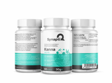 SynaptiQ® Kanna – Hochwertiges Pflanzenextrakt für eine bewusste Ernährung 100 mg 60 Kapseln