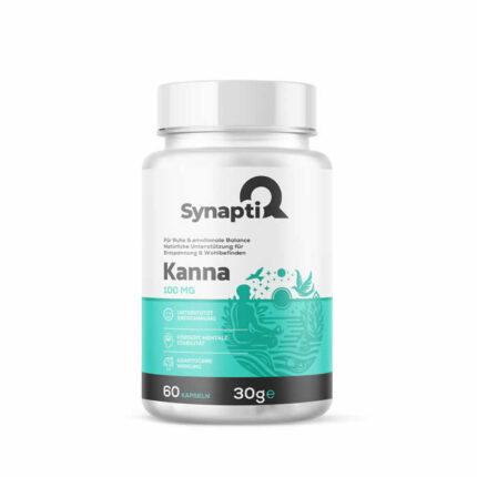 SynaptiQ® Kanna – Hochwertiges Pflanzenextrakt für eine bewusste Ernährung 100 mg 60 Kapseln