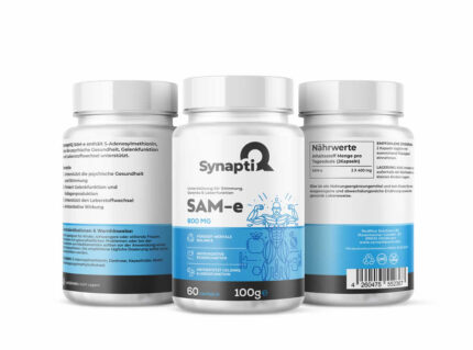 SynaptiQ® SAMe – Hochwertige Nährstoffergänzung 500 mg 100 Kapseln