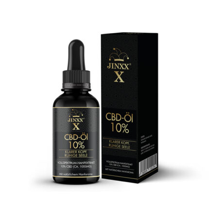 Jinxx® X - CBD-Öl 10 % – Klarer Kopf, ruhige Seele