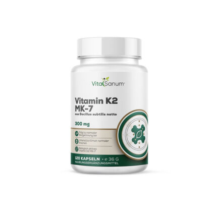 VitaSanum®- Vitamin K2 MK-7 – 200 µg – 120 Kapseln